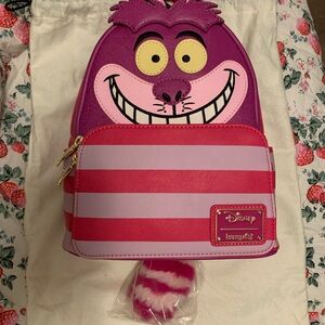 Disney Cheshire Cat Backpack - Pink and Purple